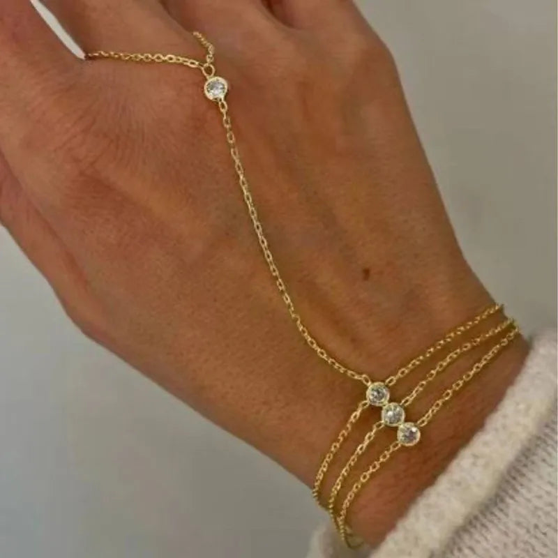Pinterest Style Chain Bracelet – 18K Gold Plated