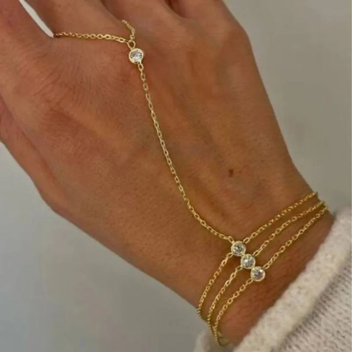 Pinterest Style Chain Bracelet – 18K Gold Plated