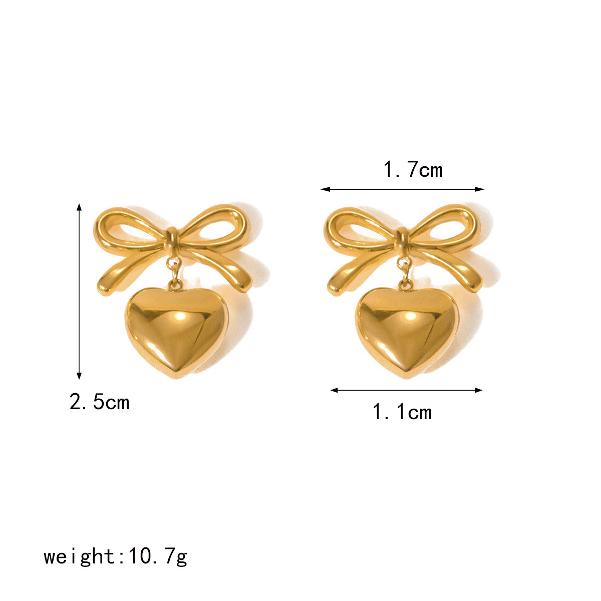 Wrapped With Love Earrings – 18K Gold Plated