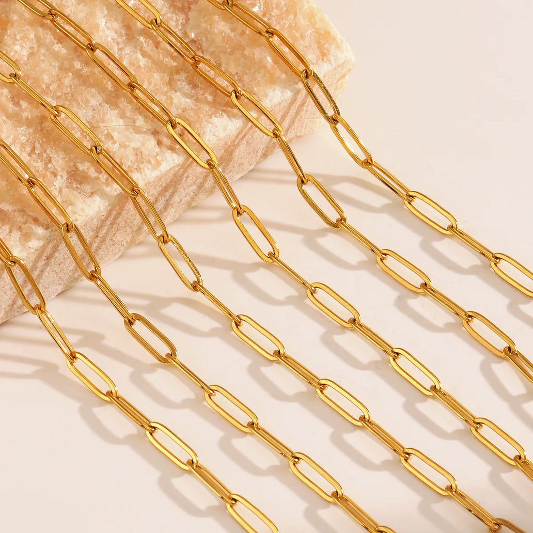 Pinterest Style Mini Paper Clip Necklace – 18K GOLD PLATED